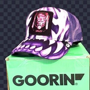 Goorin Brothers: Limited -Friday Drop- BATTY 2 Trucker Hat “CRAZY” Limited NIB